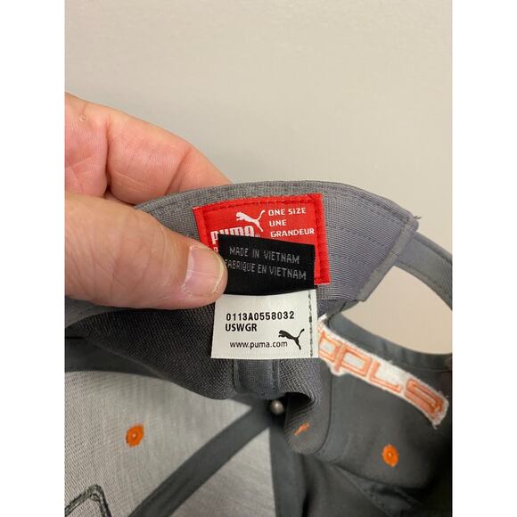 Puma Golf Hats (3) Rickie Fowler Orange Green Black One size Snapback Caps - Picture 3 of 8